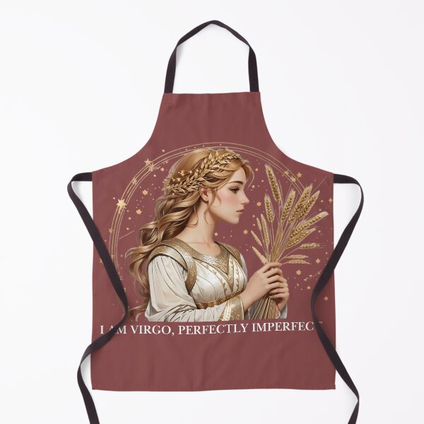 Item preview, Virgo Zodiac – Graceful Maiden Line Art designed and sold by Nuvra Clothing.
