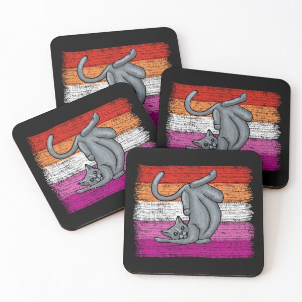 Item preview, Lesbian Pride Cat designed and sold by alczar.