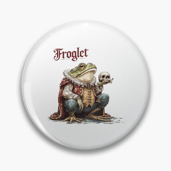 Item preview, Froglet Shakespearean Frog designed and sold by hamishby.