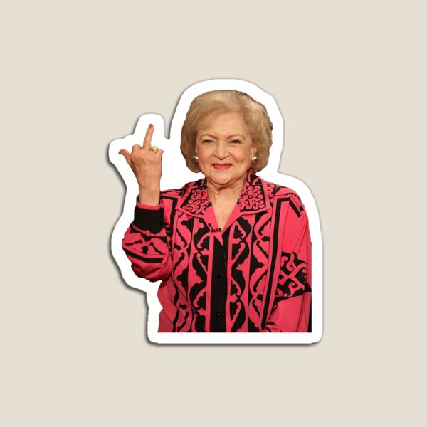 Aperçu de l'œuvre Le majeur de Betty White créée et vendue par Charlie Blue.