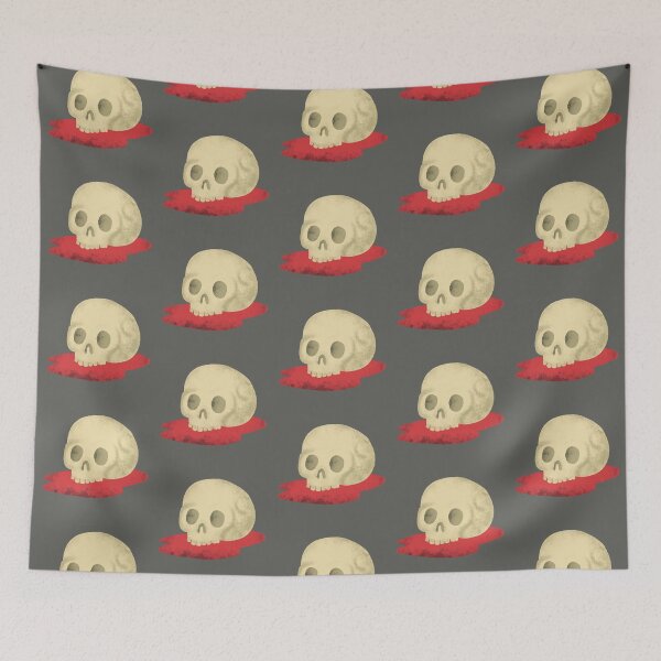 Item preview, BLOOD AND SKULL Odysseus Odyssey sticker  designed and sold by GreekMythComix.