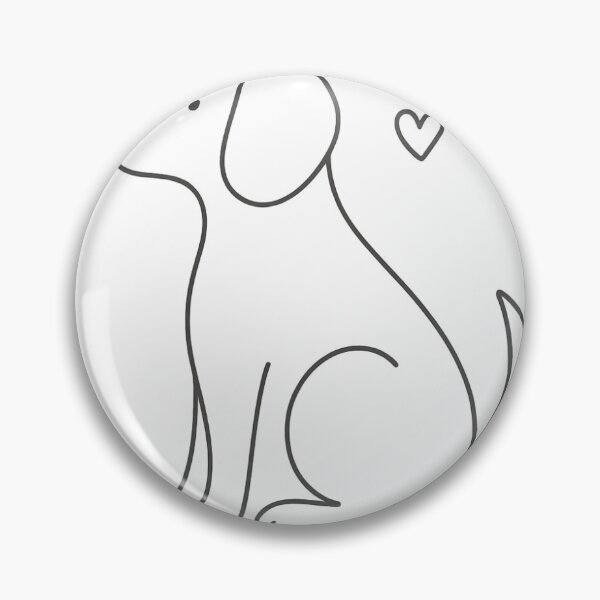 Item preview, Dog with heart designed and sold by PrintNPulse.