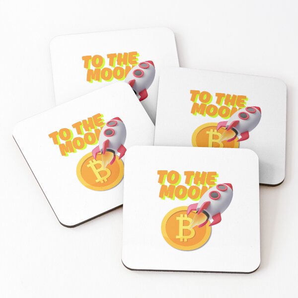 Item preview, BITCOIN ON THE MOON CARTOON designed and sold by infinitearte.