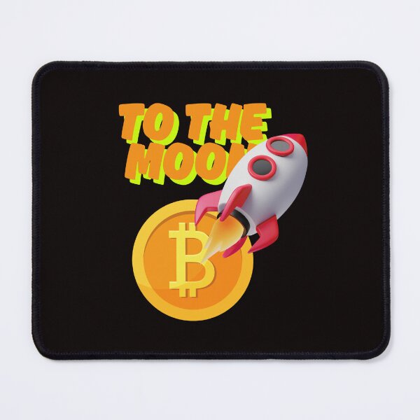 Item preview, BITCOIN ON THE MOON CARTOON designed and sold by infinitearte.