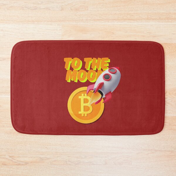 Item preview, BITCOIN ON THE MOON CARTOON designed and sold by infinitearte.