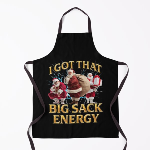 Item preview, Embarrassing Christmas Santa Big Sack Energy designed and sold by RockFireMerch.