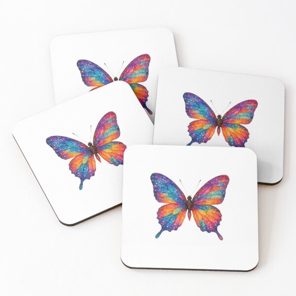 Item preview, Rainbow Tie Dye Butterfly designed and sold by Interstellar Lotus .