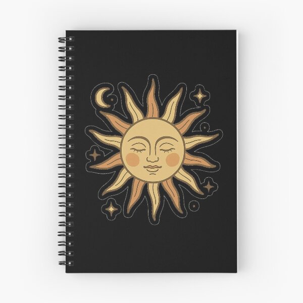 Item preview, Boho Sun with Face – Mystical Celestial Sticker designed and sold by SoftWavesStudio.