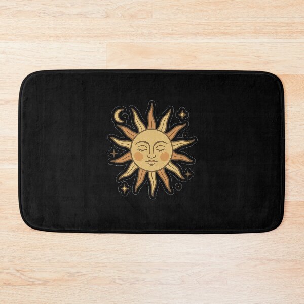 Item preview, Boho Sun with Face – Mystical Celestial Sticker designed and sold by SoftWavesStudio.