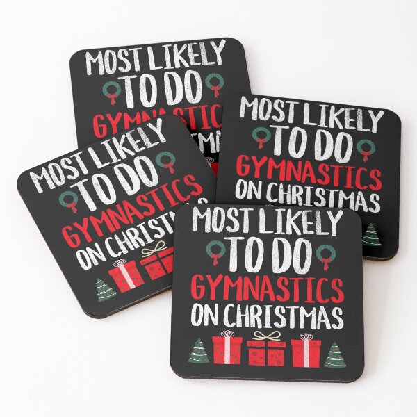 Item preview, MOST LIKELY TO DO GYMNASTICS ON CHRISTMAS FUNNY HOLIDAY designed and sold by kayvaickusk.