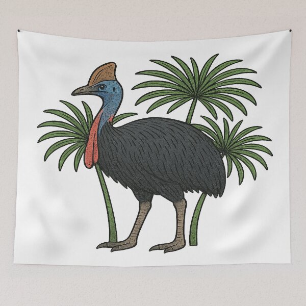 Item preview, Cassowary Jungle Vibes designed and sold by JeyKeraima.