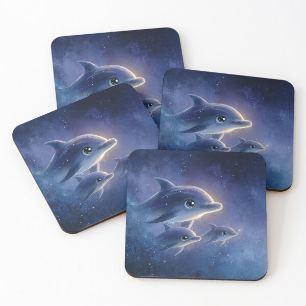 Item preview, Dolphins in space designed and sold by ARTelierDigital.