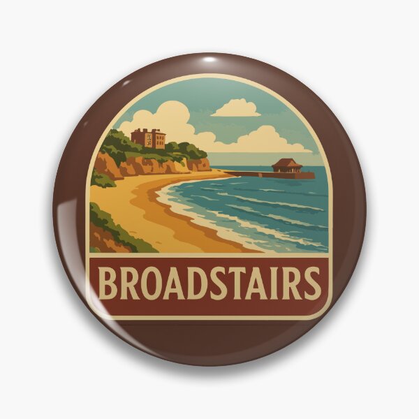 Item preview, Broadstairs Travel Souvenir Sticker designed and sold by rogue-design.