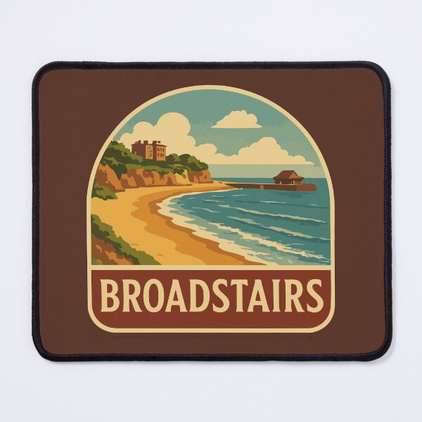 Item preview, Broadstairs Travel Souvenir Sticker designed and sold by rogue-design.