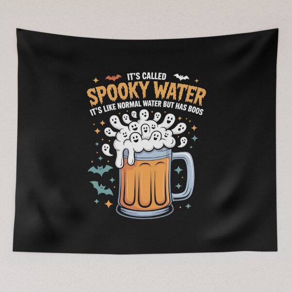 Item preview, It's Called Spooky Water It's Like Normal Water But Has Boos - Perfect gift for fans of Halloween, spooky spirits, and fun boozy jokes. designed and sold by ZyziowskyArt.