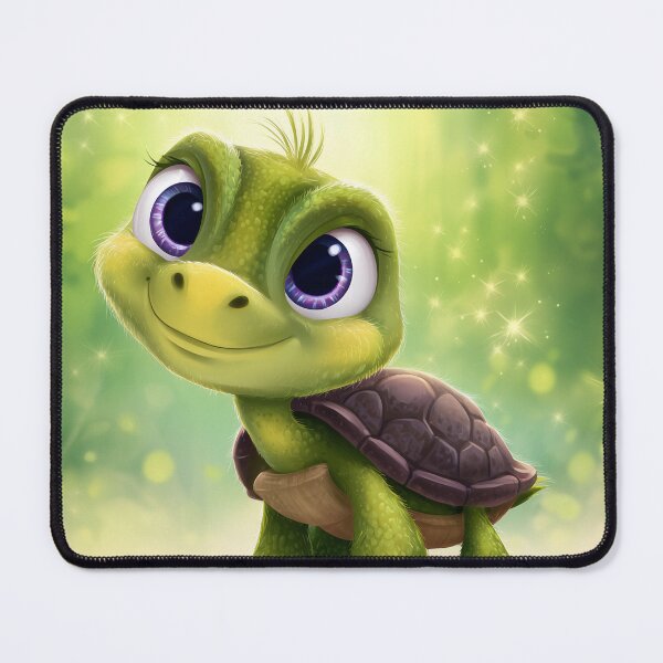 Artikelvorschau, Süße Schildkröte, Cartoon entworfen und verkauft von ARTelierDigital.