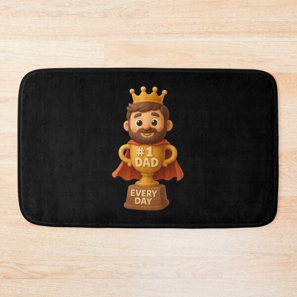 Item preview, Father's Day Trophy Dad - #1 Every Day designed and sold by Moons Studio.
