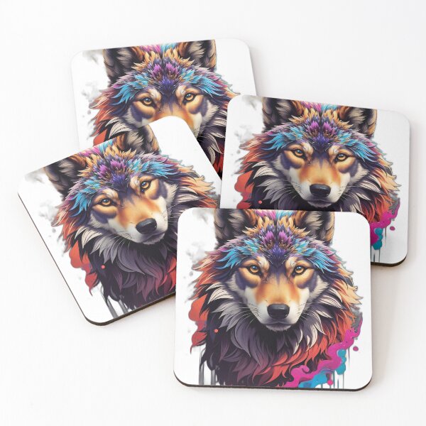 Item preview, Wolf Nebulosa Galaxy - Hyper Detailed Splash Art designed and sold by athanasioungr.