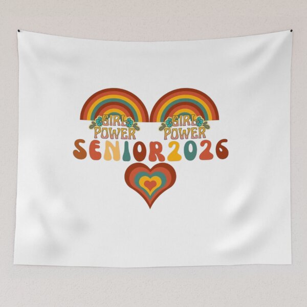 Item preview, Senior 2026 Retro Girl Power designed and sold by Ditstyle.