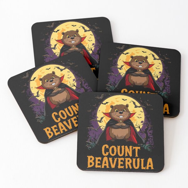 Item preview, Count Beaverula – Funny Beaver Halloween Vampire T-Shirt designed and sold by DamFineDesigns.