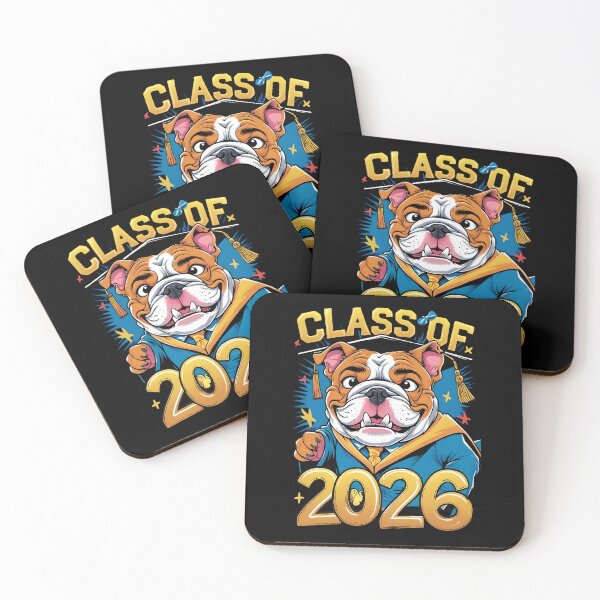 Item preview, "Class of 2026" Bulldog Graduate - Humorous Pet Graduation designed and sold by DarylWelsh2024.