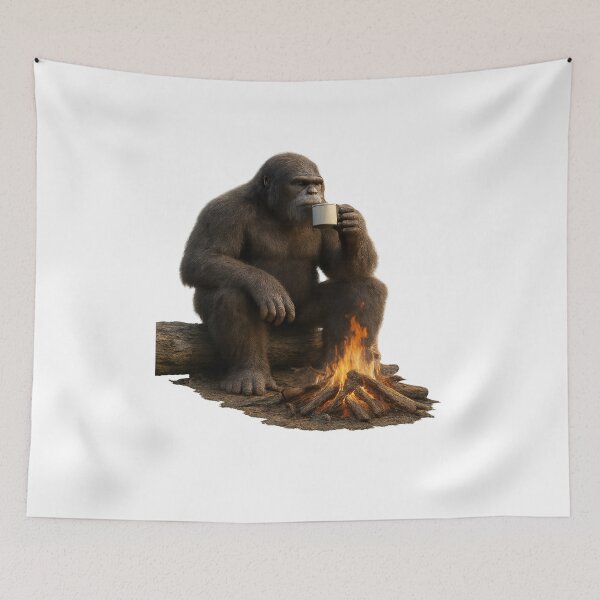 Item preview, Bigfoot coffee contemplation designed and sold by OsscaShop.