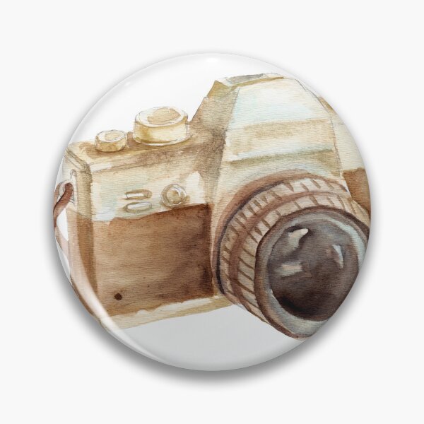 Item preview, Vintage Camera Watercolor designed and sold by AlisaArtDecor.