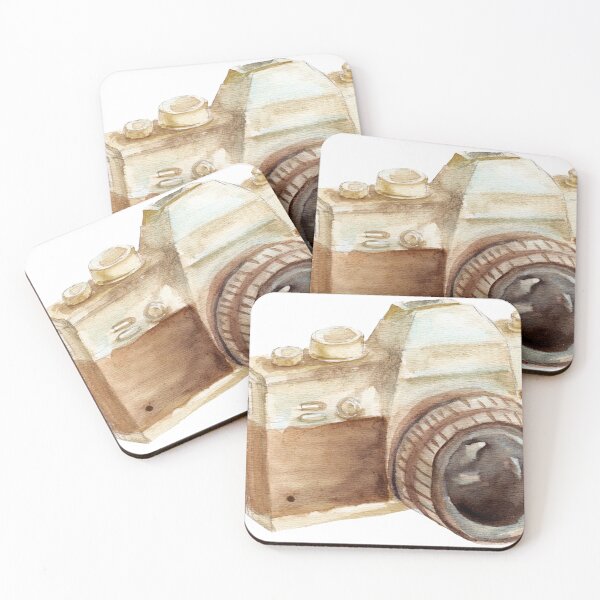 Item preview, Vintage Camera Watercolor designed and sold by AlisaArtDecor.