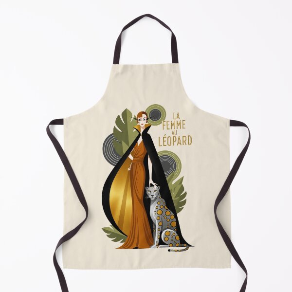 Item preview, After Erté - LA FEMME AU LÉOPARD (The Woman with the Leopard) designed and sold by elektronen.