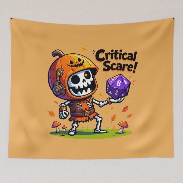 Item preview, DND Halloween, Critical scare designed and sold by LaughLine Design.