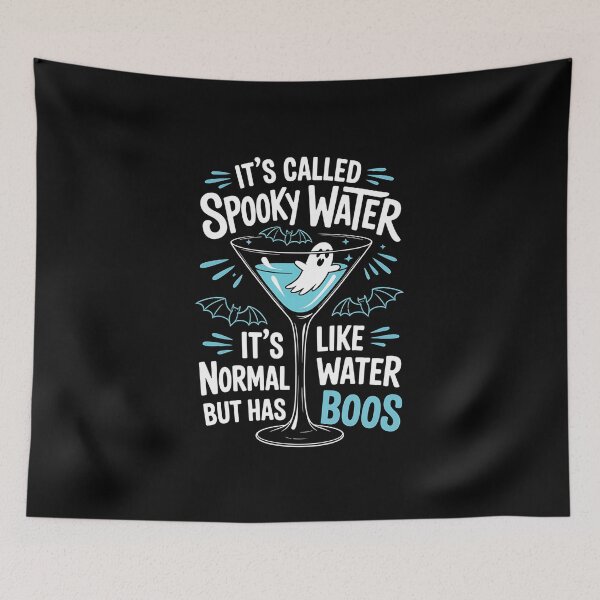 Item preview, It's Called Spooky Water It's Like Normal Water But Has Boos - Perfect gift for fans of Halloween, spooky spirits, and fun boozy jokes. designed and sold by ZyziowskyArt.