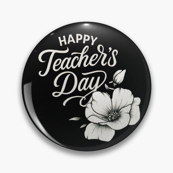 Item preview, Happy Teacher’s Day – Elegant White Script with Coffee Cup Illustration designed and sold by Design_Your_Day.