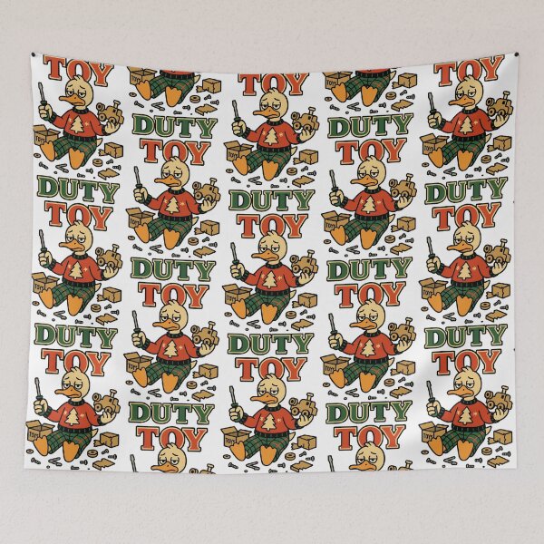 Item preview, Toy Duty Christmas Duck Funny Holiday Design designed and sold by TeeTimeTreasure.