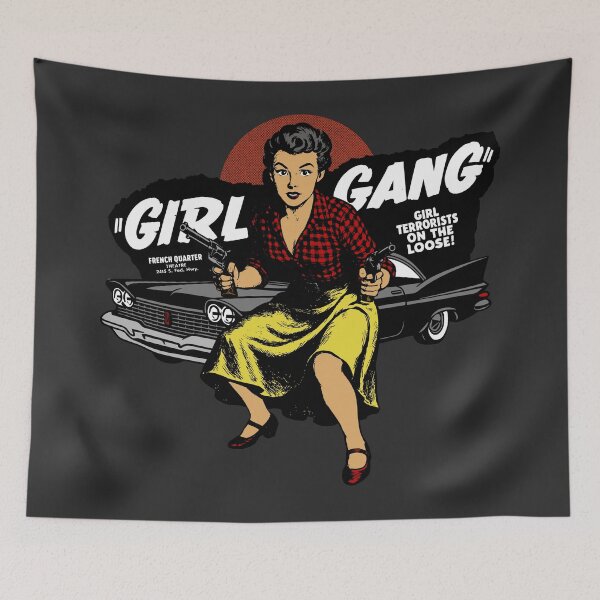 Item preview, Vintage Girl Gang Pulp Action Thriller designed and sold by Kujo Dangerous Vintage.