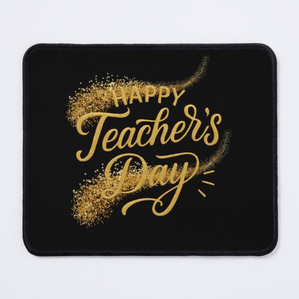 Item preview, Happy Teacher’s Day – Elegant Gold Script designed and sold by Design_Your_Day.