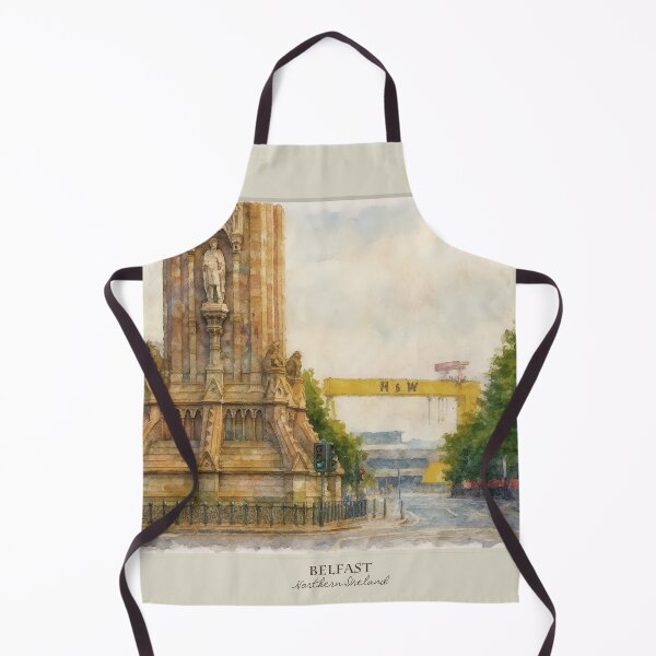 Item preview, My watercolor with a view Belfast, Northern Ireland designed and sold by miro-bob-design.