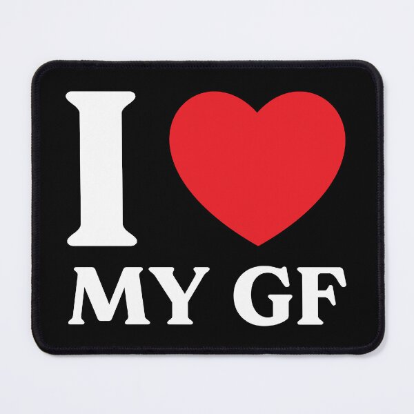 Item preview, I Love My GF - Cute Relationship Design designed and sold by CurlyDude.