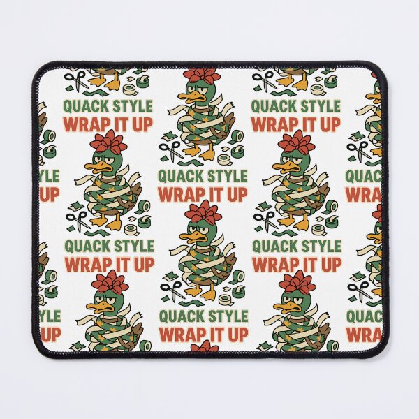 Item preview, Wrap It Up Quack Style Funny Christmas Duck designed and sold by TeeTimeTreasure.