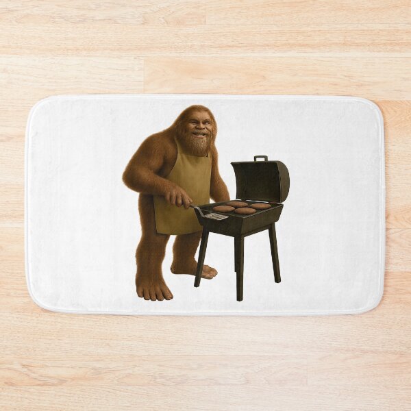 Item preview, Bigfoot manning the grill designed and sold by OsscaShop.