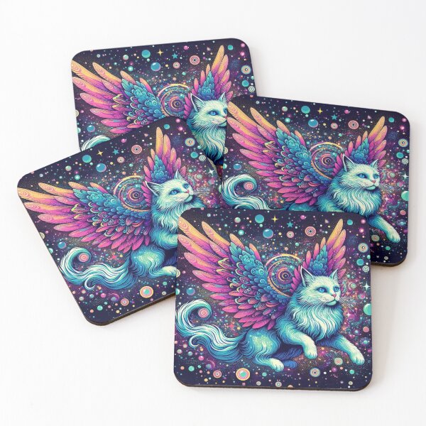 Item preview, cute fantastic mystic cat designed and sold by Dogandesighn.