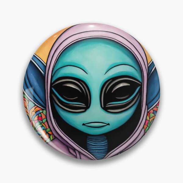 Item preview, Alien wearing a hoodie sitting in the lotus position meditating designed and sold by Colin Bentham.