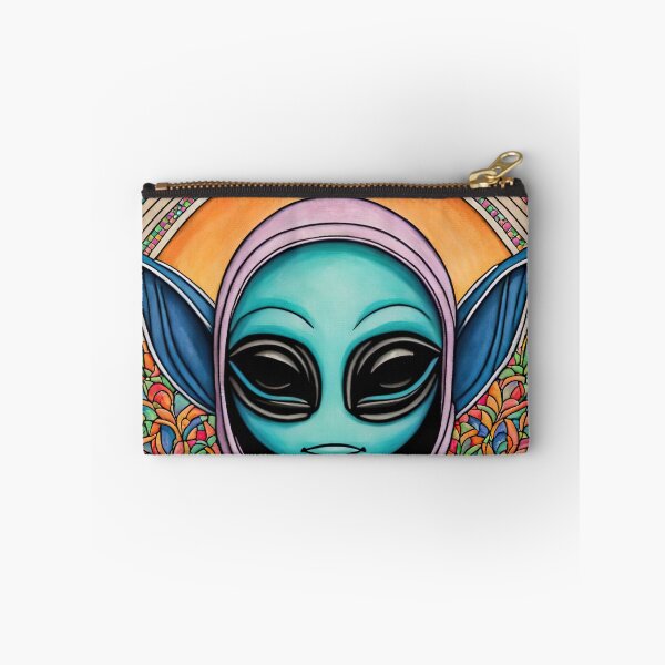Item preview, Alien wearing a hoodie sitting in the lotus position meditating designed and sold by Colin Bentham.
