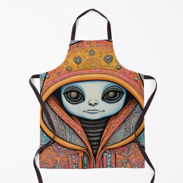 Item preview, Alien wearing a hoodie sitting in the lotus position meditating designed and sold by Colin Bentham.