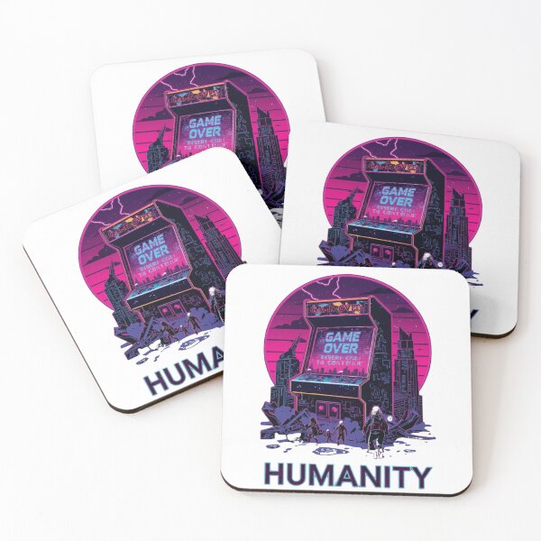 Item preview, Game Over Humanity designed and sold by Pixelogia.