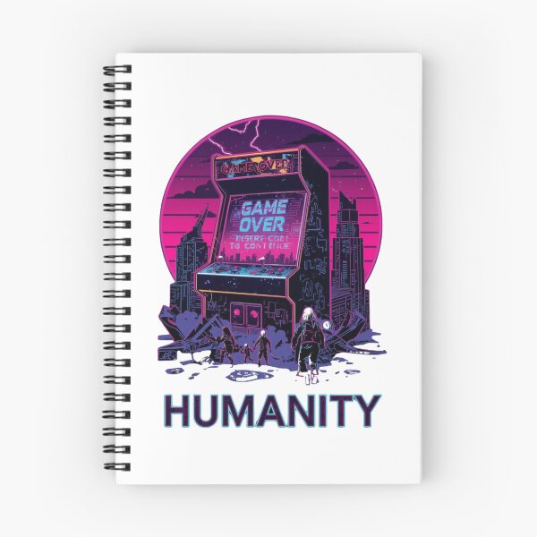 Item preview, Game Over Humanity designed and sold by Pixelogia.
