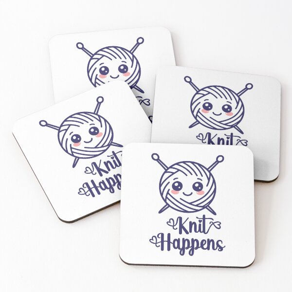 Item preview, Knit Happens – Funny Yarn Lover Design for Knitters & Crocheters designed and sold by TeeVinci.