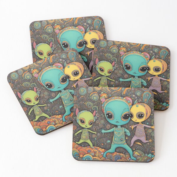 Item preview, Alien toddlers having fun playing designed and sold by Colin Bentham.