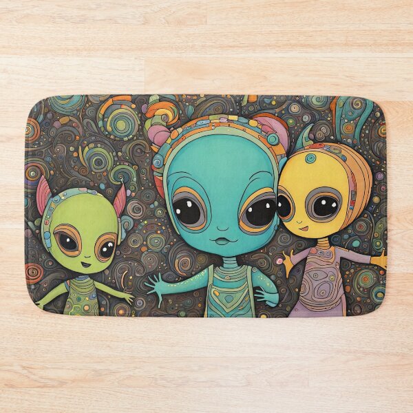 Item preview, Alien toddlers having fun playing designed and sold by Colin Bentham.