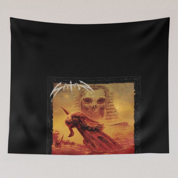 Item preview, Satan Nwobhm - Earth Infernal Album 2022 designed and sold by ChicArtBitte.