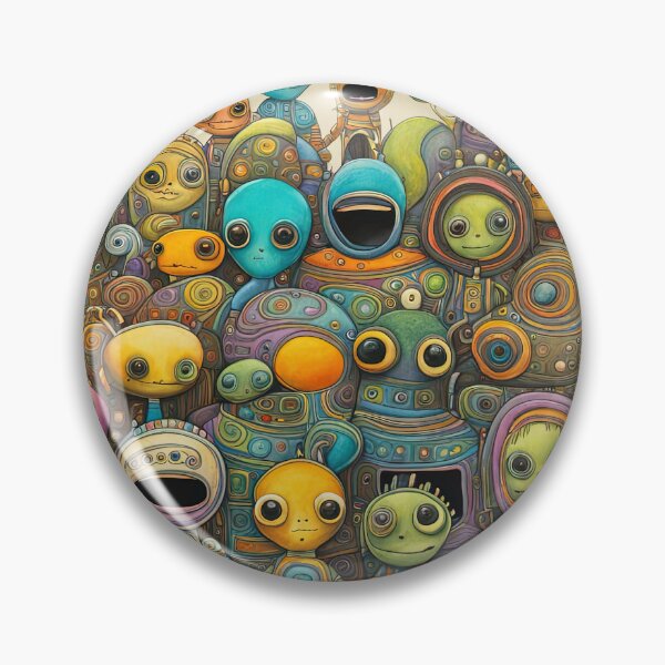 Item preview, Alien toddlers having fun playing designed and sold by Colin Bentham.